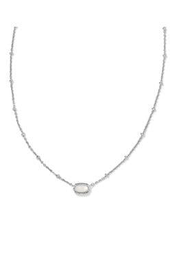 Mini Elisa Silver Satellite Pendant Necklace