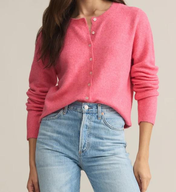 Medina Cardigan-Disco Pink