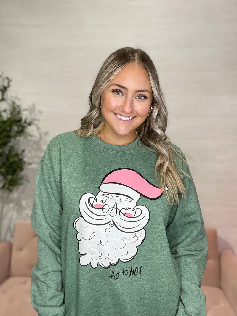 Vintage Santa Graphic Sweatshirt