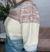 Agnes Sweater-Teal Combo