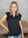 Liz Flutter Sleeve Top