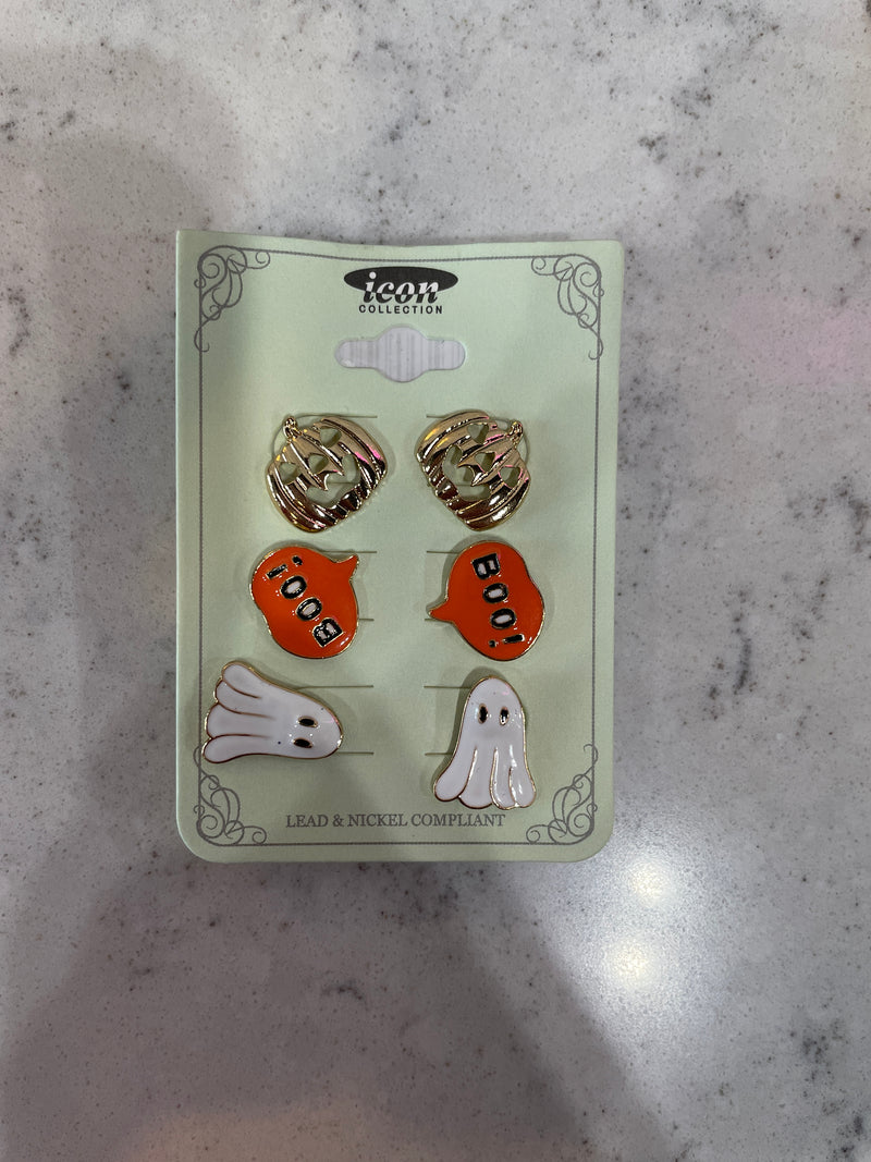 Halloween Earring Trio