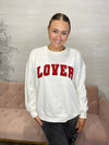 Oversized Lover Sweatshirt-Vanilla Ice