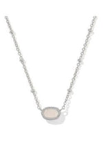 Mini Elisa Silver Satellite Pendant Necklace