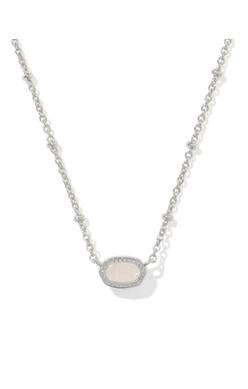 Mini Elisa Silver Satellite Pendant Necklace