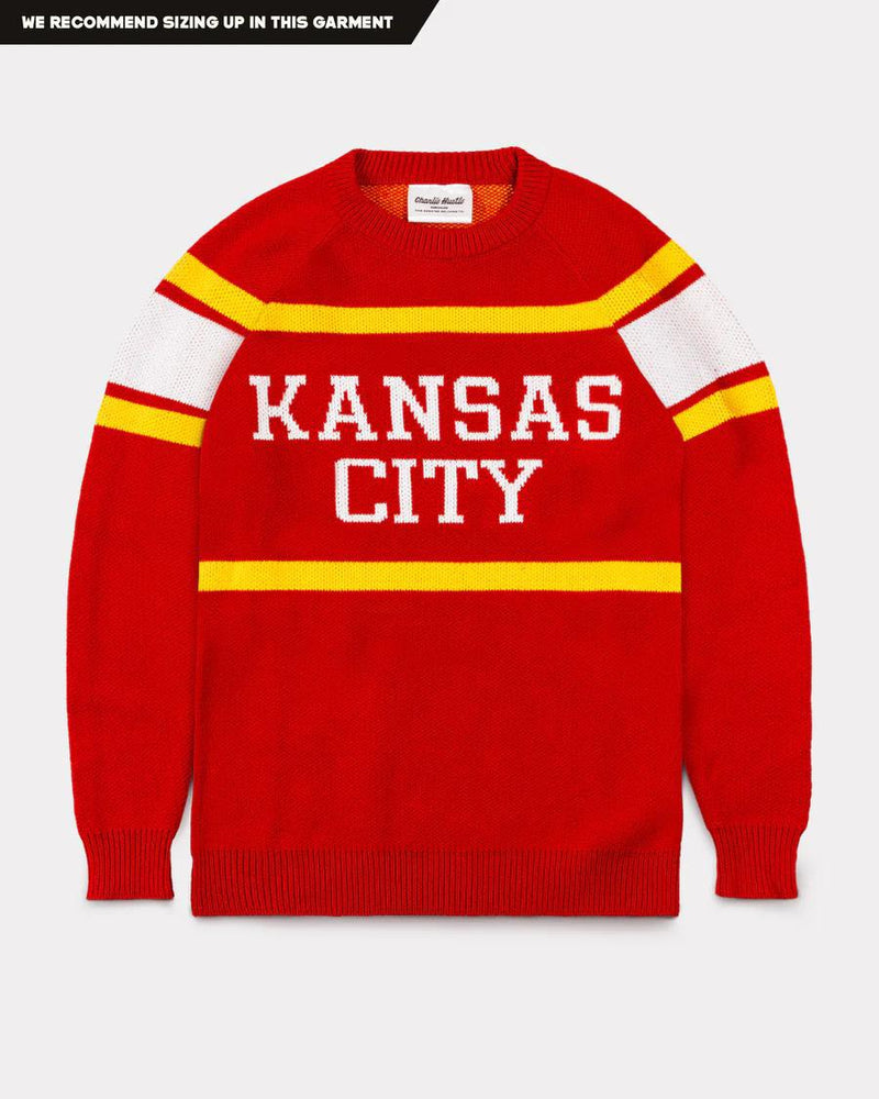 Kansas City Stripes Red Sweater by Charlie Hustle