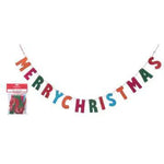 Multicolor Merry Christmas Bright Banner