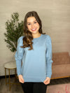 Tara Puffy Long Sleeve Sweatshirt by Another Love