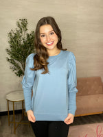 Tara Puffy Long Sleeve Sweatshirt by Another Love