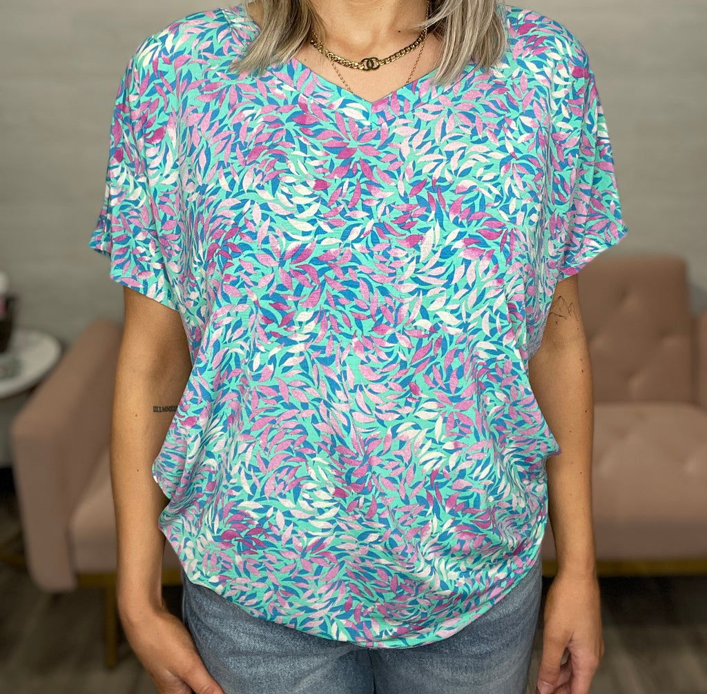 Sadie Dolman Sleeve Top-Emerald