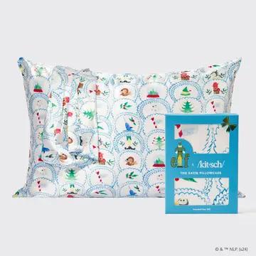 Elf + Kitsch Satin Pillowcase-North Pole