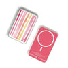 Tech Candy Piggy Back Power-Pink Pattern