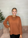 Matilda Crew Neck Top-Roasted Pecan