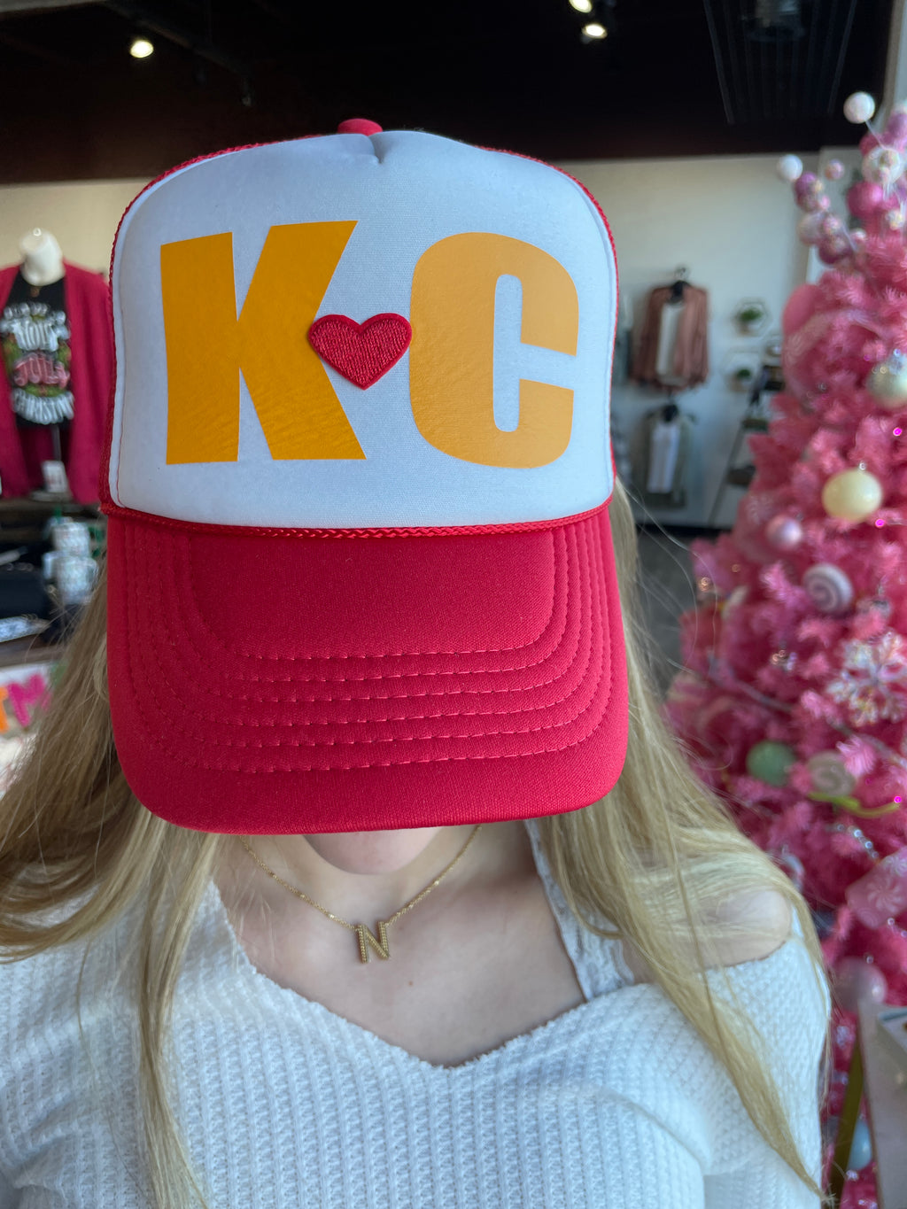 KC Heart Trucker Cap by Randi Mahomes