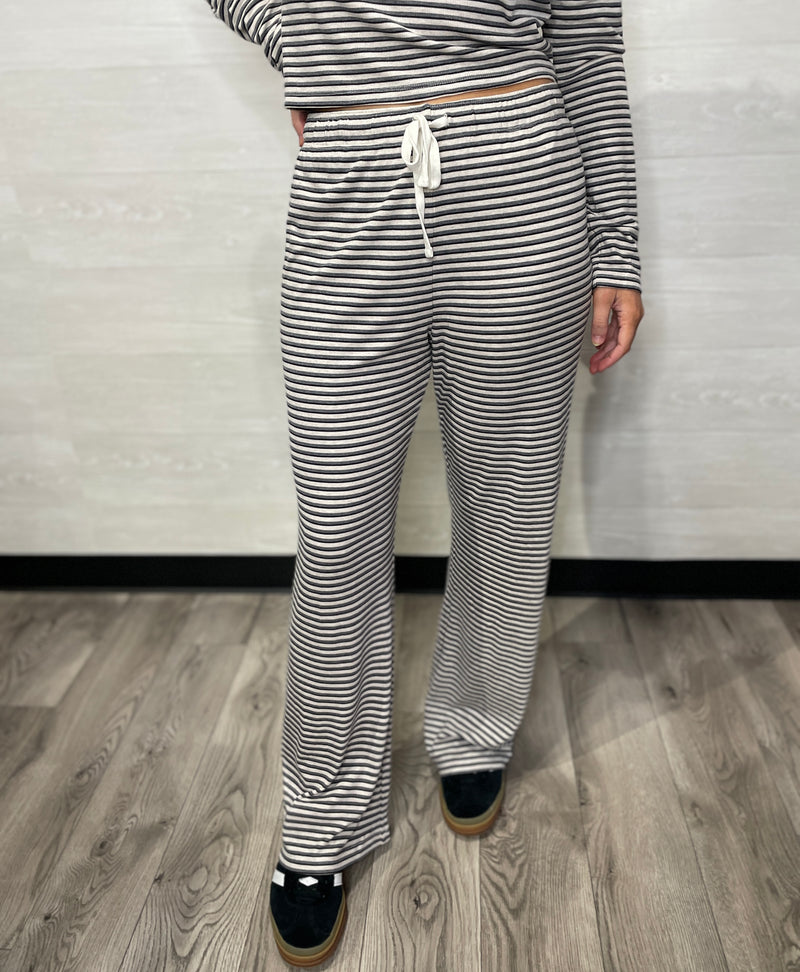 Lounger Stripe Pant-Light Oatmeal Heather