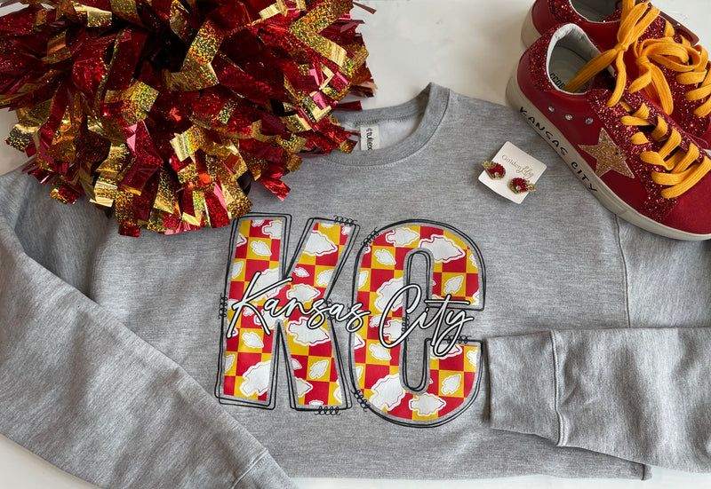 KC Checkered Arrowheads Sweatshirt