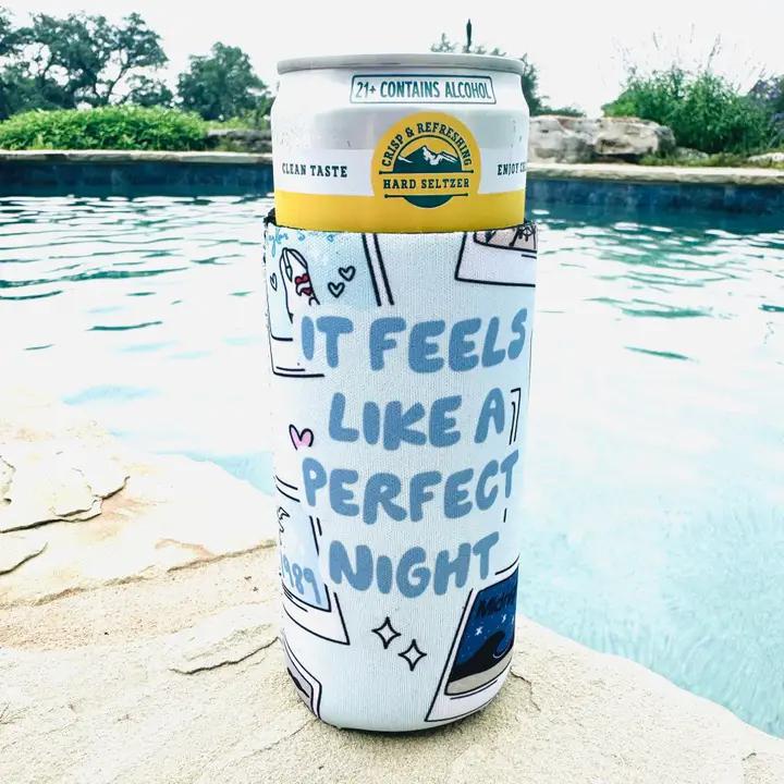 It Feels Like a Perfect Night Slim Can Cooler