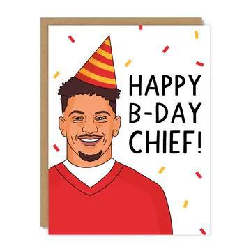 Happy B-Day Chief Greeting Card