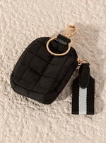 Shiraleah Ezra Quilted Nylon Clip-on Pouch