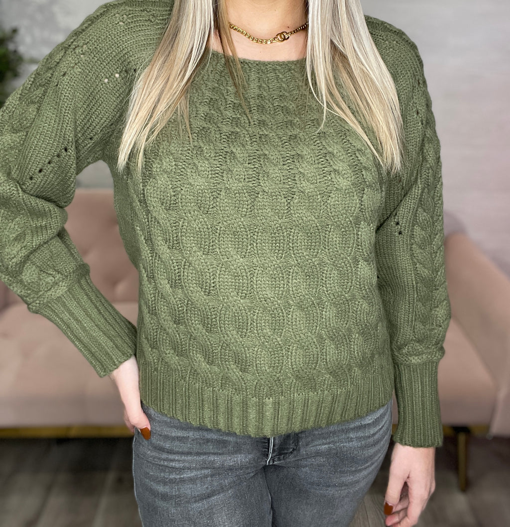 Paulette Sweater-Vineyard