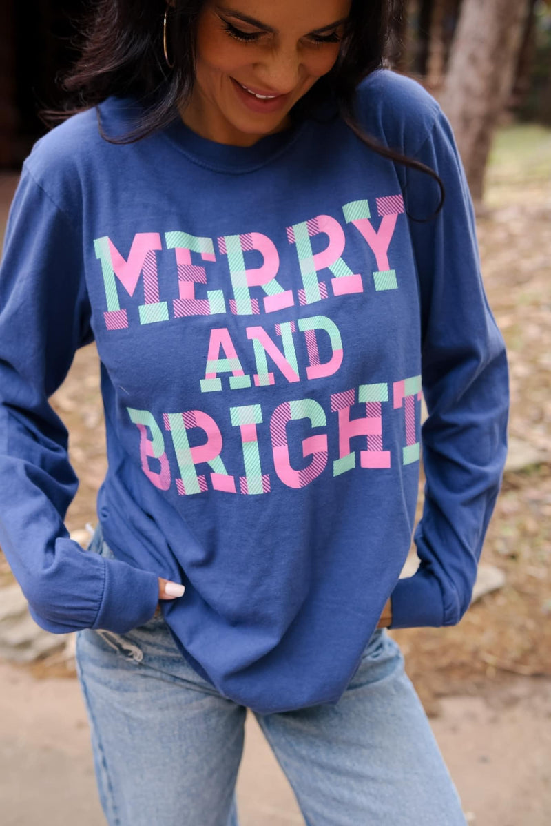 Merry & Bright Plaid Long Sleeve