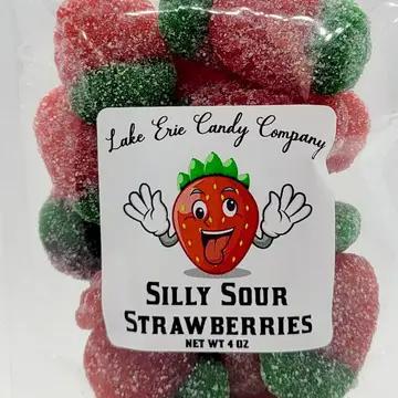 Lake Erie Candy-Silly Sour Strawberries