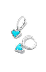 Ari Heart Huggie Earrings