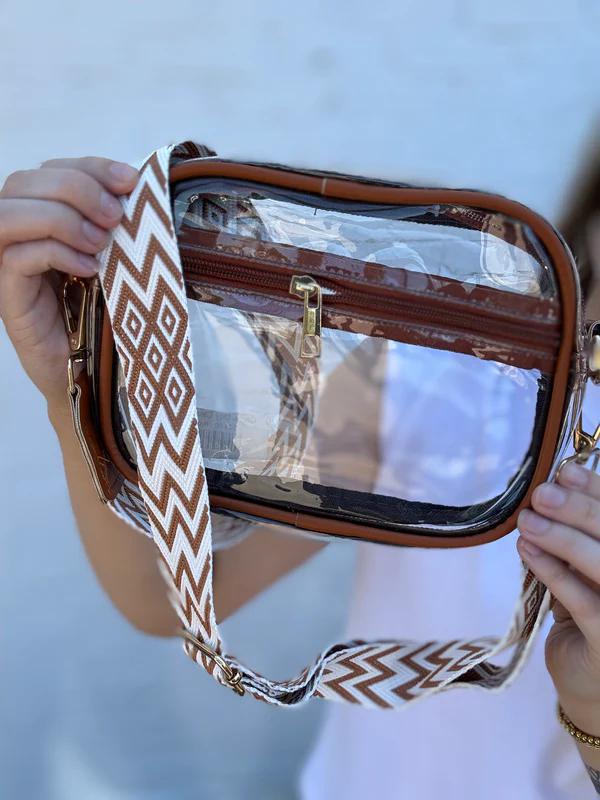 Game Day Clear Crossbody Bag