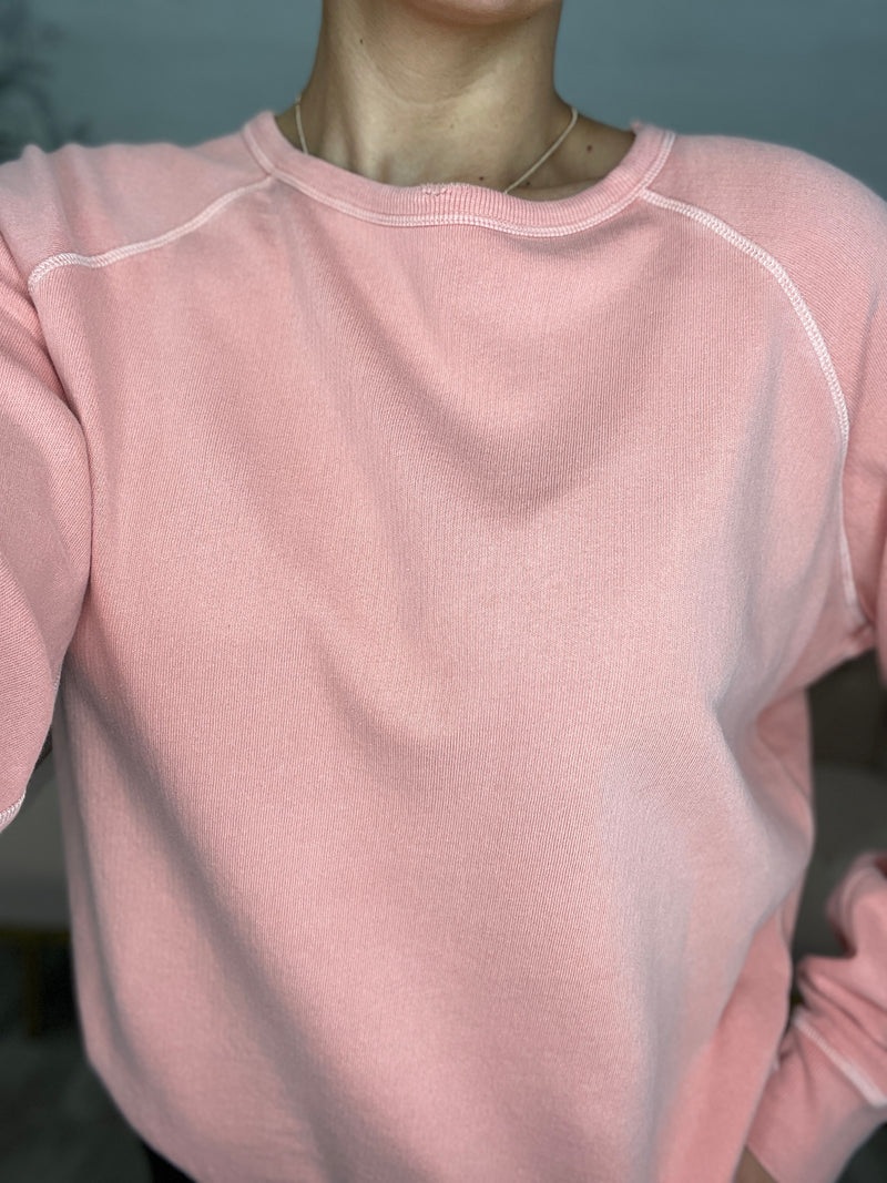 Lilja Relaxed Fit Sweatshirt-Terracotta