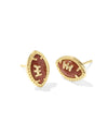 Football Stud Earrings