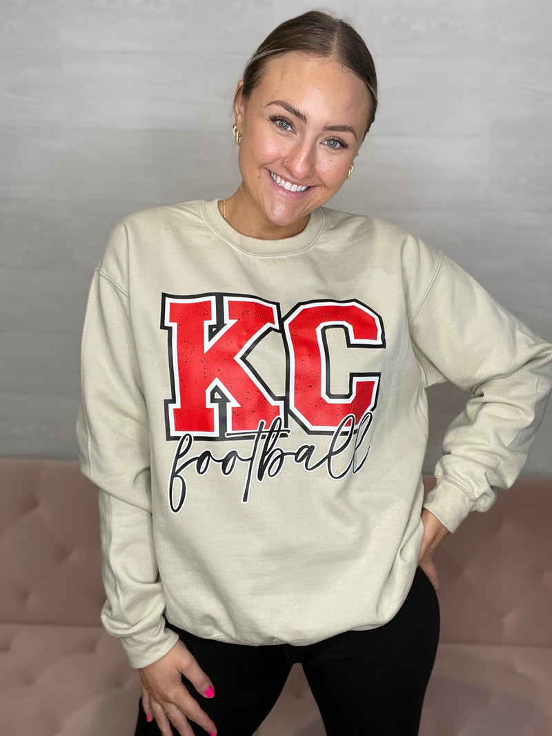 KC Varsity Football Crewneck