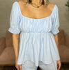 Sasha Puff Sleeve Top & Shorts Set