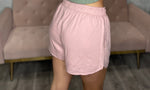 The Perfect Linen Short-Pink Smoke