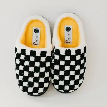 Checkered Slippers