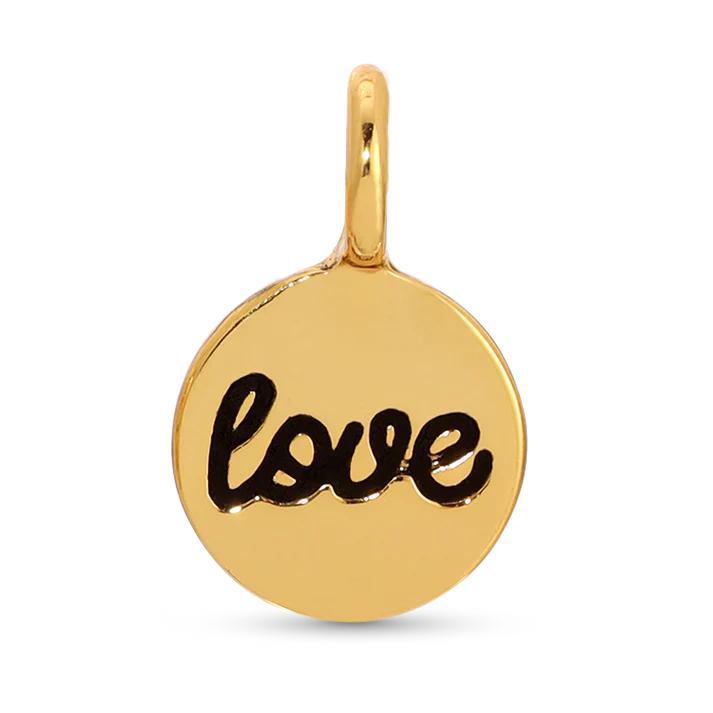 Charm Garden Scripty Love Charm-Gold