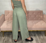 Easton Linen Pant-Avocado