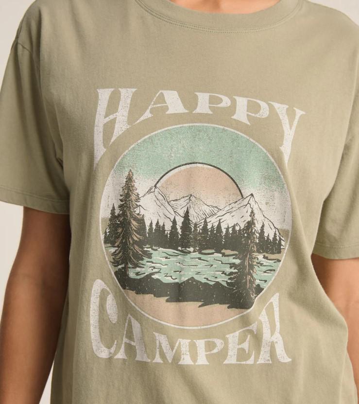 Happy Camper Boyfriend Tee-Meadow