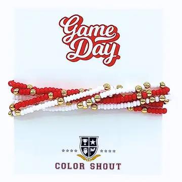 Game Day Team Color Stretch Bracelets