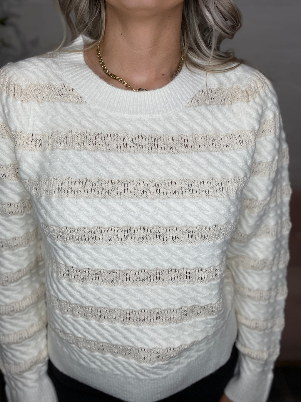 Maren Sweater-Vintage Cream