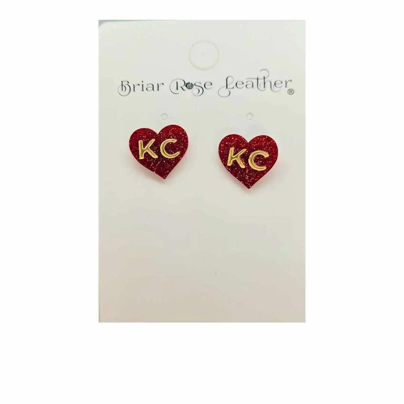 KC Glitter Acrylic Stud Earrings