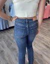 Blaire Mid Rise Clean Hem Jeans-Palmira-