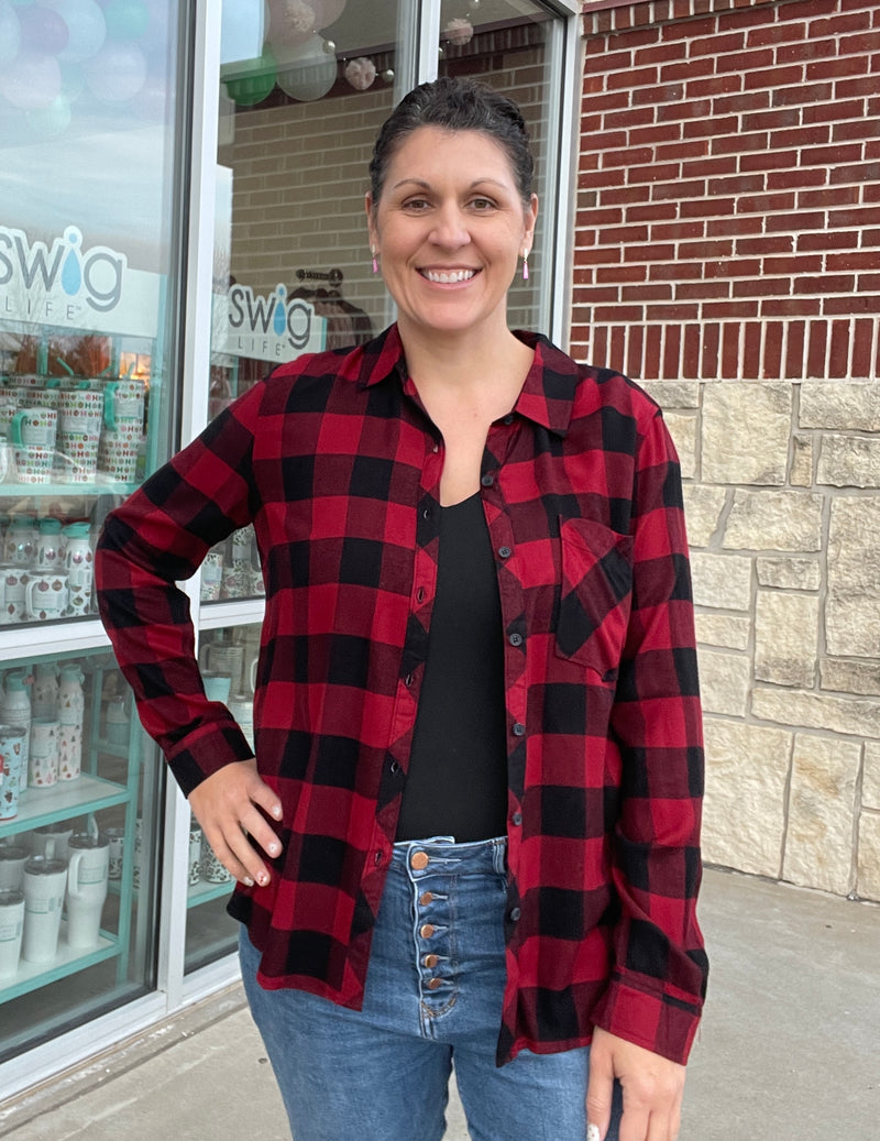 REG/PLUS Madison Plaid Shirt