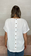 Luna Button Back Tee