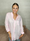 Galina Button Down Tencel Top-Pink A Boo