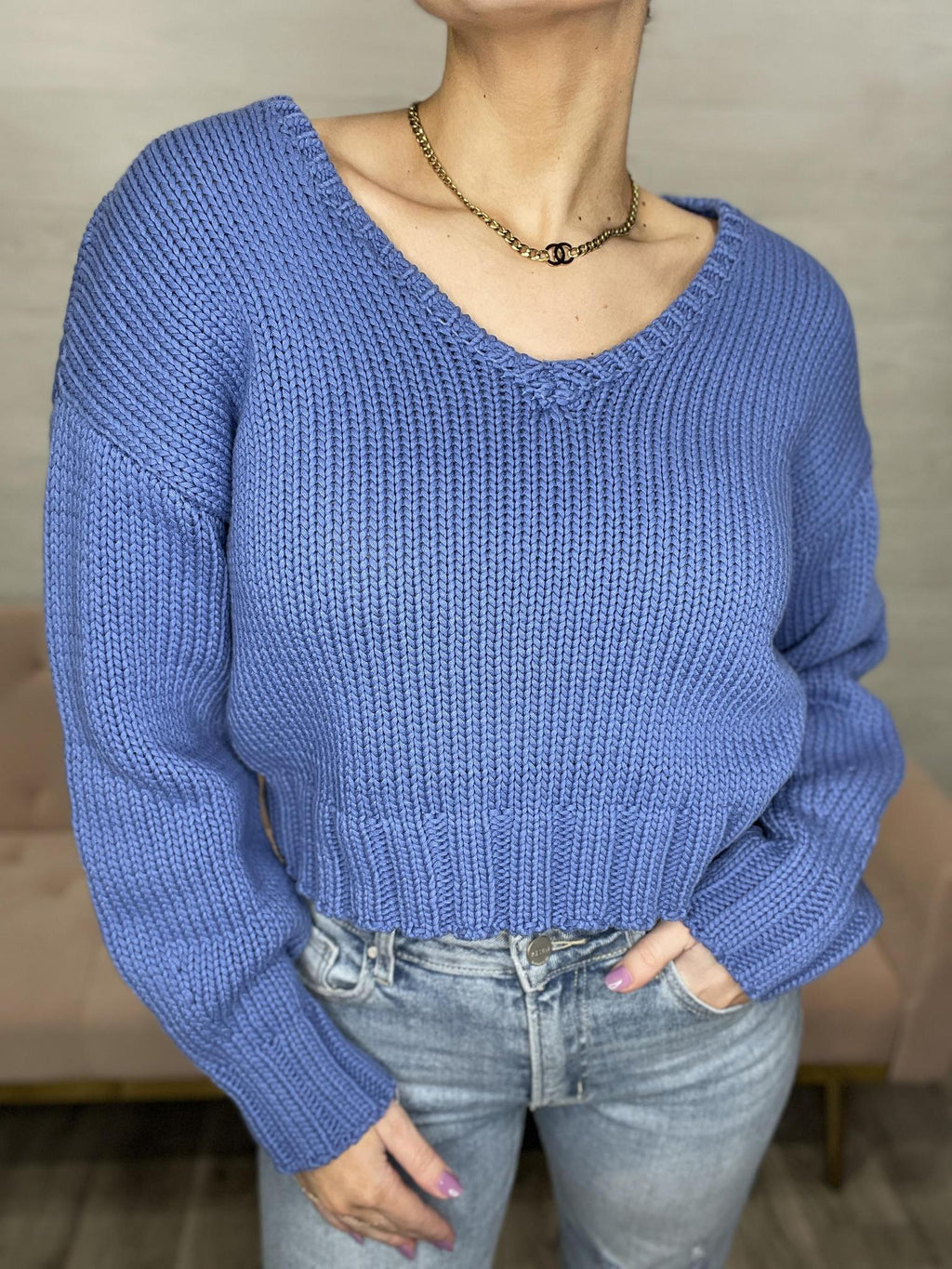 Vida Sweater-Riviera