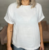 Luna Button Back Tee