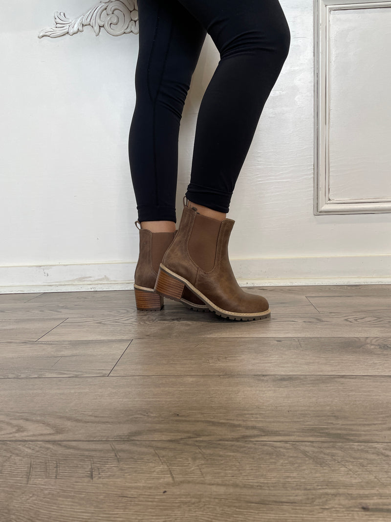 Corkys Doohickey Booties in Taupe