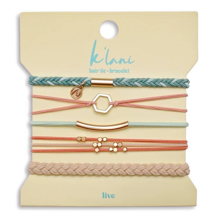 Live K'lani Hair Tie Bracelet Set