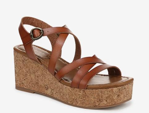 Blowfish Malibu Aurora Wedge Sandal-Scotch