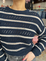 Estero Stripe Sweater-Eclipse